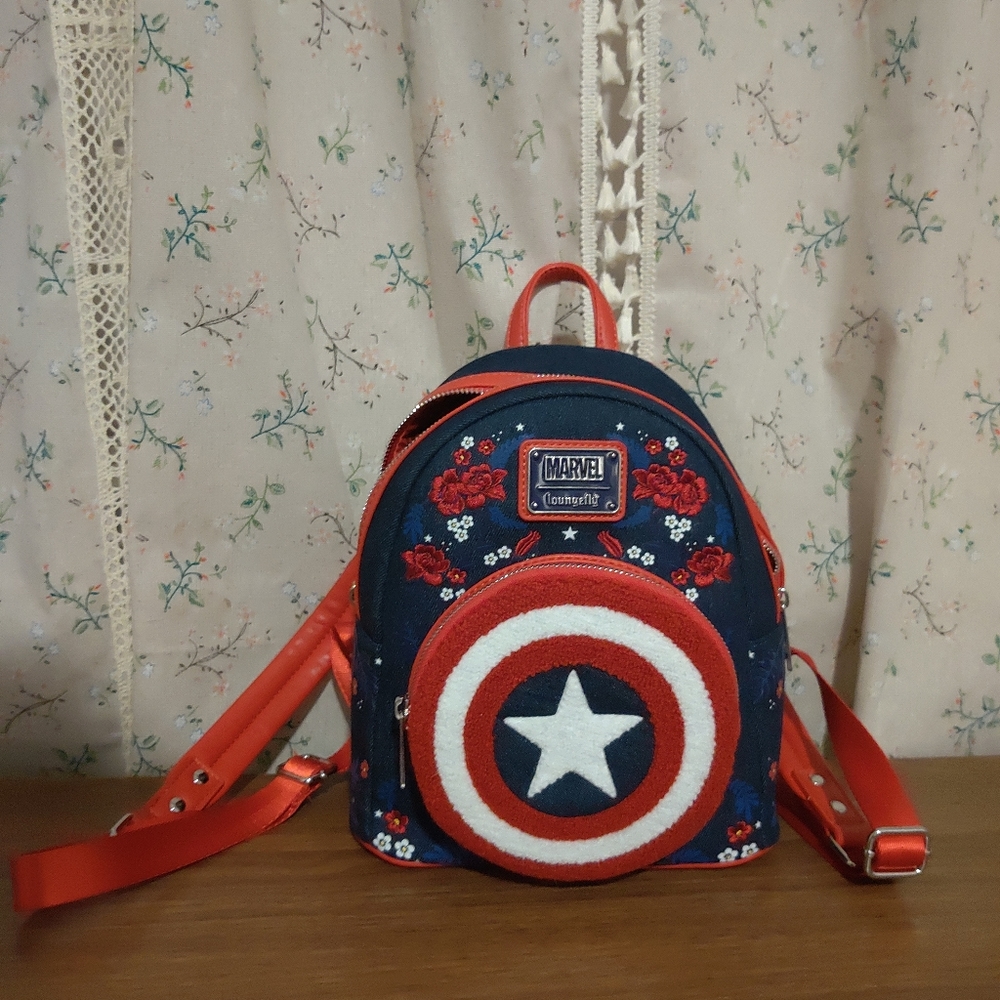 Loungefly mini backpack Captain America marvel